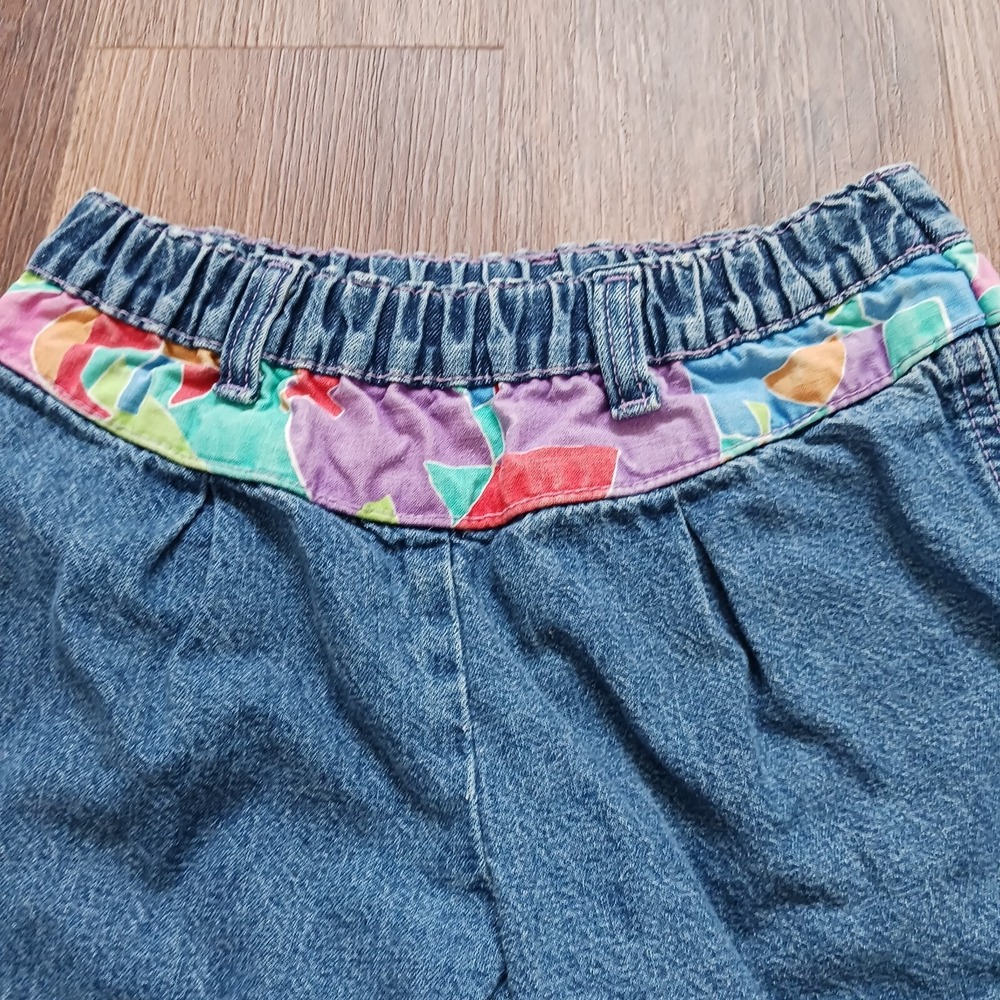 Vintage Little Levis Jeans 18 months Denim Colorblock Denim Jeans 80s 90s - Picture 2 of 7